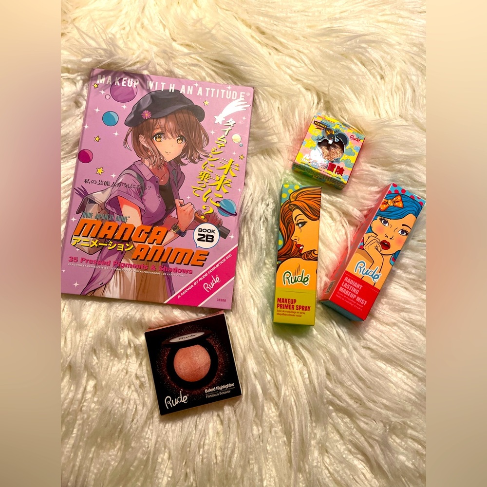 RUDE COSMETICS 5PC MAKEUP SET